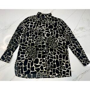 Blouses.com Vintage Giraffe, Size 8